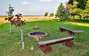 Großer Grillplatz im Garten